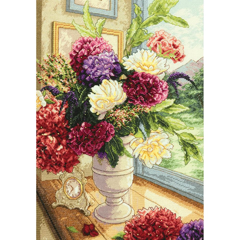 Gold Collection Summer Bouquet Counted Cross Stitch Kit